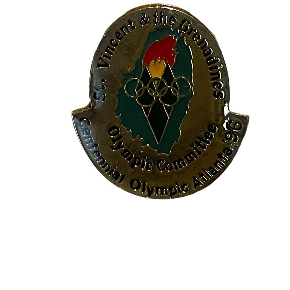 Atlanta 1996 Olympic RARE ST VINCENT & the GRENADINES NOC INTERNAL TEAM pin